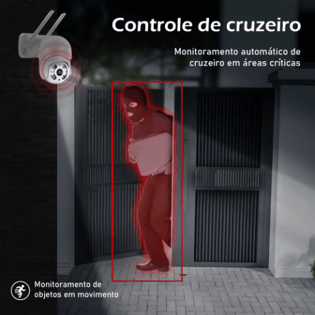 Câmera de Vigilância Wi-Fi Profissional - ShoppingSphera