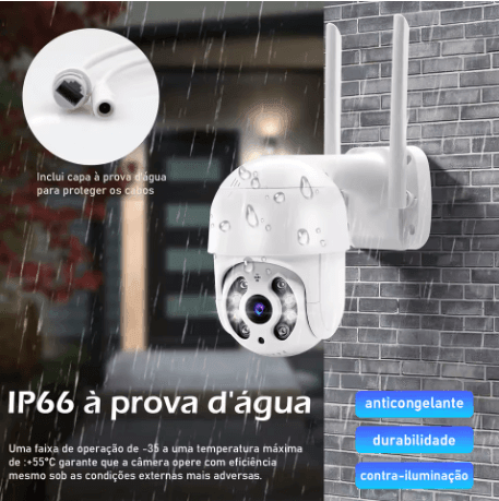Câmera de Vigilância Wi-Fi Profissional - ShoppingSphera