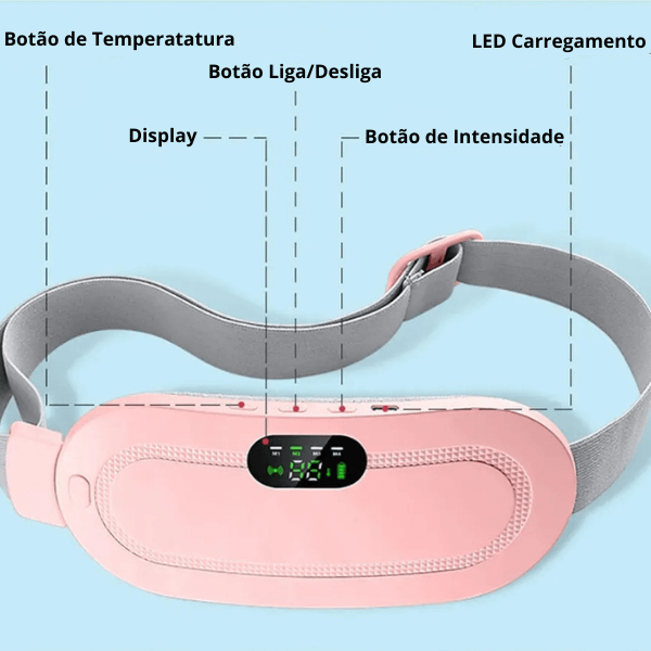 ComfortCycle | Massageador Térmico para Cólicas Menstruais