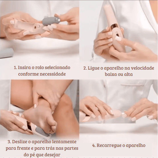 Lixador de Pé Elétrico - ShoppingSphera